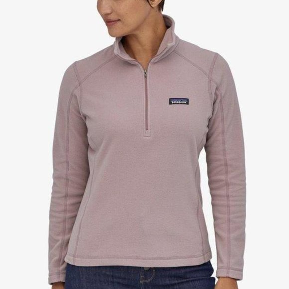 Patagonia Tops - Patagonia Micro D 1/4 Zip Fleece Pullover Sweatshirt Jacket Hazy Purple Size M
